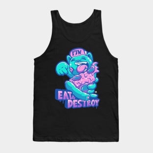 eat & destroy Tank Top